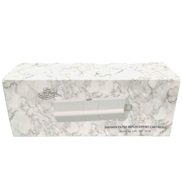 SJ WAVE Showerhead Filter Replacement for SJ Wave Filter System- White Filter - Picture 2 of 9